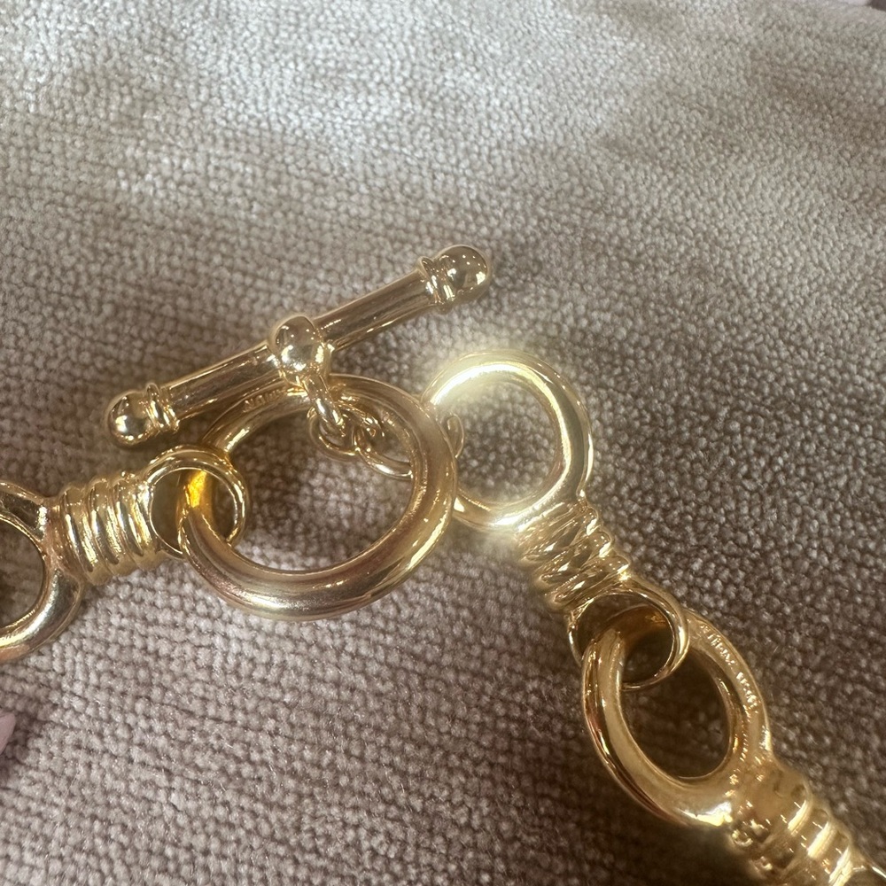 Ben-Amun Gold Chain Necklace Classic Statement Piece - Picture 10 of 10